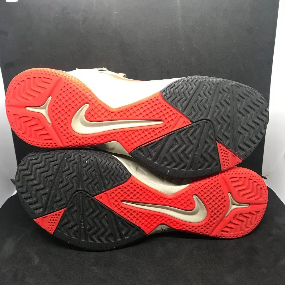 Nike Zoom LeBron James Soldier VI 6 Men's Sz 9.5  Crimson/Beige Shoes 525015-010 - Picture 11 of 12